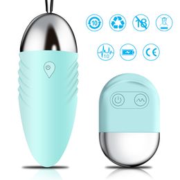 10 Modes WirelessRemote Control VibratorsJump Egg Female Clitoral Stimulator Vaginal G-spot Massager sexy Toy For Women