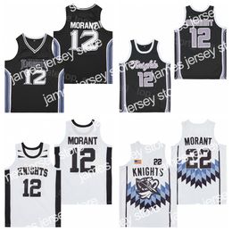 James High School Crestwood Jersey Ja Morant 12 Basketball ALTERNATE BLACK CRESTWOOD White Color HipHop Embroidery And Sewing For Sport Fans