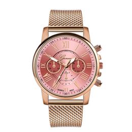 Hot Selling GENEVA Women's Casual Silicone Strap Quartz Watch Top Brand Girls Bracelet Clock WristWatch Women