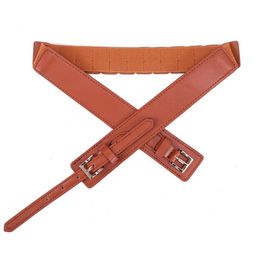 Belts Fashion Women Solid Color Pin Buckle Faux Leather Wide Waist Belt Strap Casual Daily Life WaistbandBelts