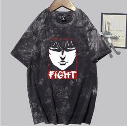 Men's T-Shirts Baki The Grappler Anime Mens T Shirt Yujiro Hanma Short Sleeve Casual Men Tshirt Clothes Male