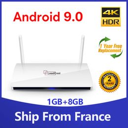 android tv box 9.0 Canada - Leadcool Android TV BOX Android 9.0 1GB 8GB Amlogic S905W Quad Core 2.4G WIFI Set Top Boxes
