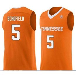 Chen37 Goodjob Men Youth women Vintage Tennessee Vols Admiral Schofield #5 College Basketball Jersey Size S-6XL or custom any name or number jersey