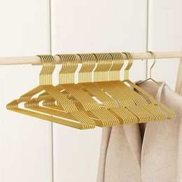 Hangers & Racks Nordic Style Gold Coat Hanger Stainless Steel Antiskid Household Storage Clothes Shelf Support Hanging