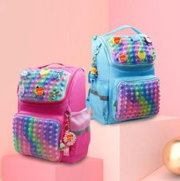 Hot fofo bolsas escolares meninos meninas desenhos animados infantis mochilas infantil ortopédico mochila infantil bolsa de bolsa de bolsa de ombro