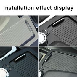 Car Organiser Inner Indoor Centre Console Roller Blind Cover Water Cup Holder Storage For C-Class W204 S204 E-Class W212 S21 P0T3