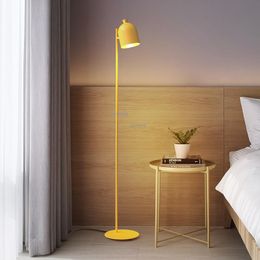 Floor Lamps Nordic LED Lamp Minimalist Macaron Style Living Room Standing Bedroom Decor Indoor Lighting Light Fixtures