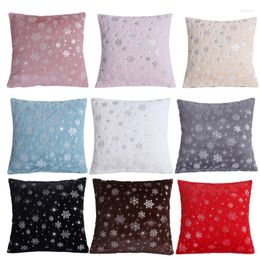 Pillow /Decorative Decorative Pillows Cover Snow Snowflake Christmas Plush Throw Sofa Case Home Decor 45x45cm/Decorative /Decorati