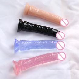 Jelly Dildo Penis For Women Vagina Masturbator Lesbians Dildos Strapon Adults Only Toys Suction Cup Cock sexy Shop Product