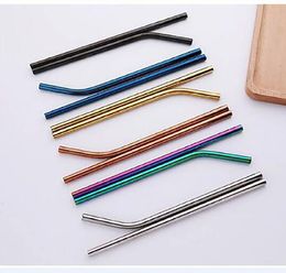 Extra Long Stainless Steel Straws Reusable Wide Straws 10.5 Inches Long 0.24" Wide for Home Party Wedding Bar Drinking Tools Barware