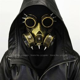 Medieval Retro Masquerade Cosplay Goggles Gas Mask British Style Carnival Party Horror Drama Stage Performance Accessories Props T200703