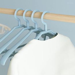 Hangers & Racks 10 Pcs/lot 42.5cm Plastic Clothes Non-trace Clothing Hanging Anti-skid Shoulder Seamless Coat Hanger