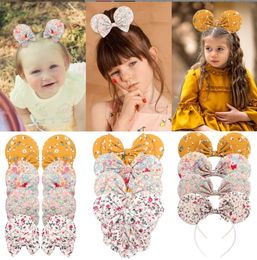 Floral travel photo baby girl hair accessories simple fabric children's hair hoop Party Princess hairpin hairband