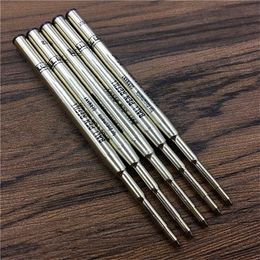 wholesale Hot Sell - 10pcs High quality Black and Blue Refill Ballpoint pen Refills Office School Writing Special accessories ink