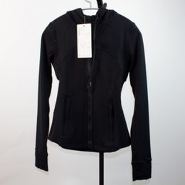 Yoga Women Define Workout Sport Coat Fitness Jacket Quick Dry Activewear Top Solid Zip Up Sweatshirt Sportwear