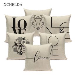 Pillow Case Modern Cushion Cover Home Pillow Case for Sofa Chair Outdoor Decorative Nordic Pillowcase 45 45 40 40 Garden Decor Decoration 220623