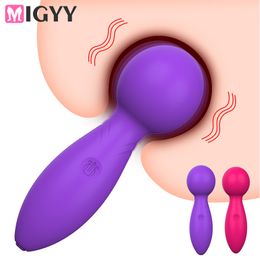 Mini Magic AV Wand Vibrator Powerful Vagina Clitoris Stimulator sexy Toys for Women G Spot Masturbator Body Massager