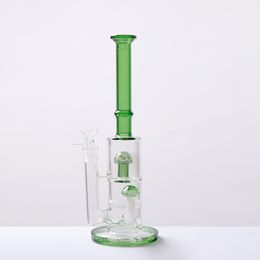 glass bong Hookahs Smoking Accessories bongs ash catcher Mushroom honeycomb hookah Oil rig Bubbler Hookah 11.6 inches tall 5 mm thick comes with Speaker bow