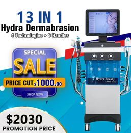 Spa use 13 in 1 hydra dermabrasion microdermabrasion machine deep cleansing Face Lifting hydrodermabrasion Equipment FDA CE approved