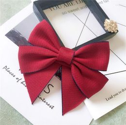 Bow Ties Korean Handmade Fabric Red Tie For Women White Shirt Bowtie Groom High-end Classic Neck Wedding Suit Men Accessories Donn22