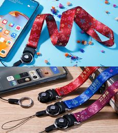 Fashion neck mobile phone hanging rope lanyard Strap Rotating Clasp certificate Straps rope ID Card Holder Accessories Straps wholesale price
