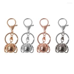 Keychains Magic Expanding 4 Po Locket Ball Angel Wing Key Chain Memorial Jewlery Gifts Miri22