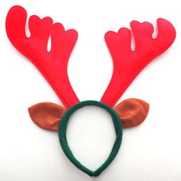 Christmas decorations ears antlers non-woven headband birthday partys holiday party props supplies WH0010