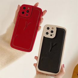 Designer Iphone Leather Cases For Iphone 7/8plus X/xs 11 12 12pro Max 13 13pro Luxury Brand Designers Fashion Leather Phone Fitted Cases