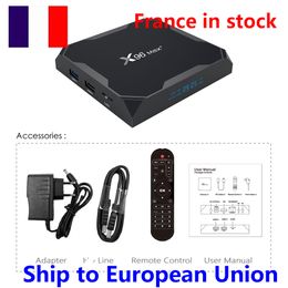 ship from France Android 9.0 TV BOX X96 MAX Plus Amlogice S905X3 4GB 32GB 8K 1000M 5G Dual WIFI quad core