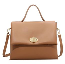 Women Leather Handbag Black Brown Travel Shoulder Bags Elegant Ladies Big Tote Messenger Bags ChCrossbody Bag Bolsas