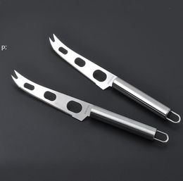 Kitchen Tools 3 Holes Cake Butter Pizza Knives Durable Stainless Steel Cheese Knife Resuable Easy To Clean BBA13282