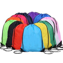 kids' clothes shoes bag School Drawstring Sport Gym PE Dance Backpacks storage bags