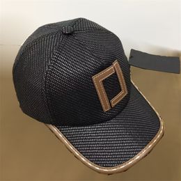 mens outdoor straw hats UK - Womens Designer Straw Hat Fashion Baseball Caps For Men Woman Wide Brim Hats Summer Casual Bucket Hats Outdoor Beach Hat High Quality