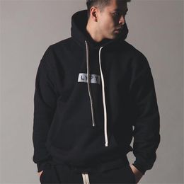 Men's Hoodies & Sweatshirts 2022 Bodybuilding Fitness Hoodie Cotton Pullover Casual Sport Jogging Tops Gym Running Long Sleeve Coats Fall Me