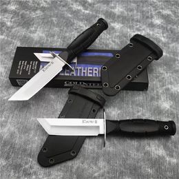 Mini Cold Steel 39LSAA Kyoto II Boot Knife Fixed Blade 3.54" Reinforced Point Kray-Ex Handle Secure-Ex Sheath Outdoor Camping Hunting Knives EDC 17T 20TL 17DB Tools