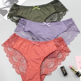 Sexy Womens L XL XXL XXXL XXXXL Panties Lntimates Underwear Calcinhas Seamless Plus Size Shorts Lady Flower Briefs 220422