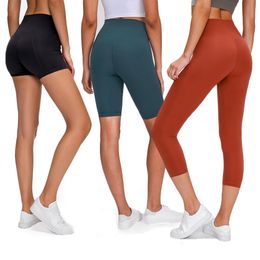 Sports yoga outfits bodybuilding all match Running casual gym high quality crop indoor outdoor workout clothing Soft Stretchy shorts pants