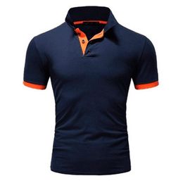 Men's Polos Short Sleeve Solid Colour Oversize 5XL Casual Fashion Stitching Shirt Man's Summer Mens Cotton Button Men ShirtsMen's Men'sMe