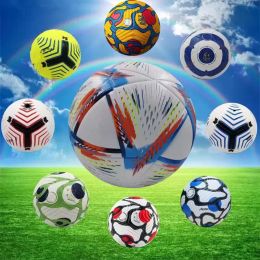 New R Top Quality World Cup 2022 Soccer Ball Size 5 High-grade Nice Match Football Ship the Balls Without Air