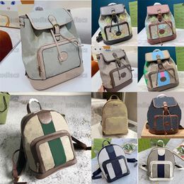 Классический винтажный рюкзак meo с переплетением G Leather ophidia series jumbo Outdoor Handbag Party красные и зеленые полосы Сумка через плечо Роскошные дизайнерские сумки