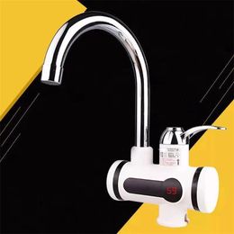 Electric Kitchen Water Heater Tap Instant Hot Water Faucet Heater Cold Heating Faucet Tankless Instantaneous Water Heater T200424