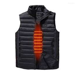 Men's Vests Heated Vest USB Electric Heating Three Modes Adjustable Lightweight Warm For Men Women Outdoor Guin22