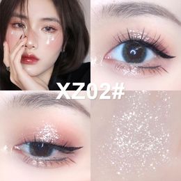 Eye Shadow Colors Pearly Shiny Liquid Eyeshadow Milky White Eyeliner Lying Silkworm High Gloss Makeup Easy To Apply Facial CosmeticsEye Shad