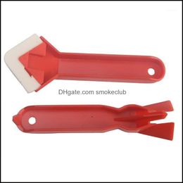 Squeegees 2Pcs/Set Hand Tool Kit Cak Sealant Scraper Plastic Spata Spreader Home Decor Glass Cement Removal Drop Delivery 2021 Household Cle