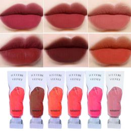 Lip Gloss 1pc Waterproof Non-stick Cup Velvet Glaze Paste Tool Lasting Lipstick Matte Makeup Z0w5Lip