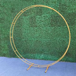 Party Decoration Wedding Arch Backdrop Double Stand Stage Background Circle DoorParty