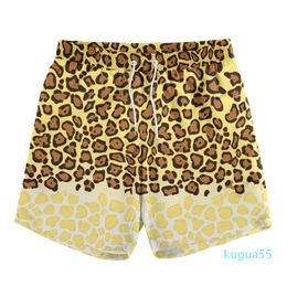 Men's Shorts Men's Swim Trunks Regular Black Yellow Spots Beach Casual Surffing Quick Dry Swimming PantsMen's