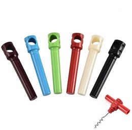 Bottle Opener Simple Practical Red Wine Plastic Screwdriver Home Creative Multi Function Corkscrew Openers Car Kitchen Accessories F0810
