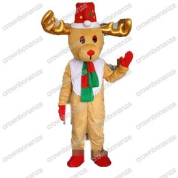 Halloween Reindeer Mascot Costumes Top quality Cartoon Character Outfits Adults Size Christmas Carnival Birthday Party Outdoor Outfit