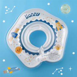 swimming safety float Australia - Inflatable Swimming Baby Accessories Neck Float Ring Tube Safety Infant Swim Floating Circle for Bathing Water 220719